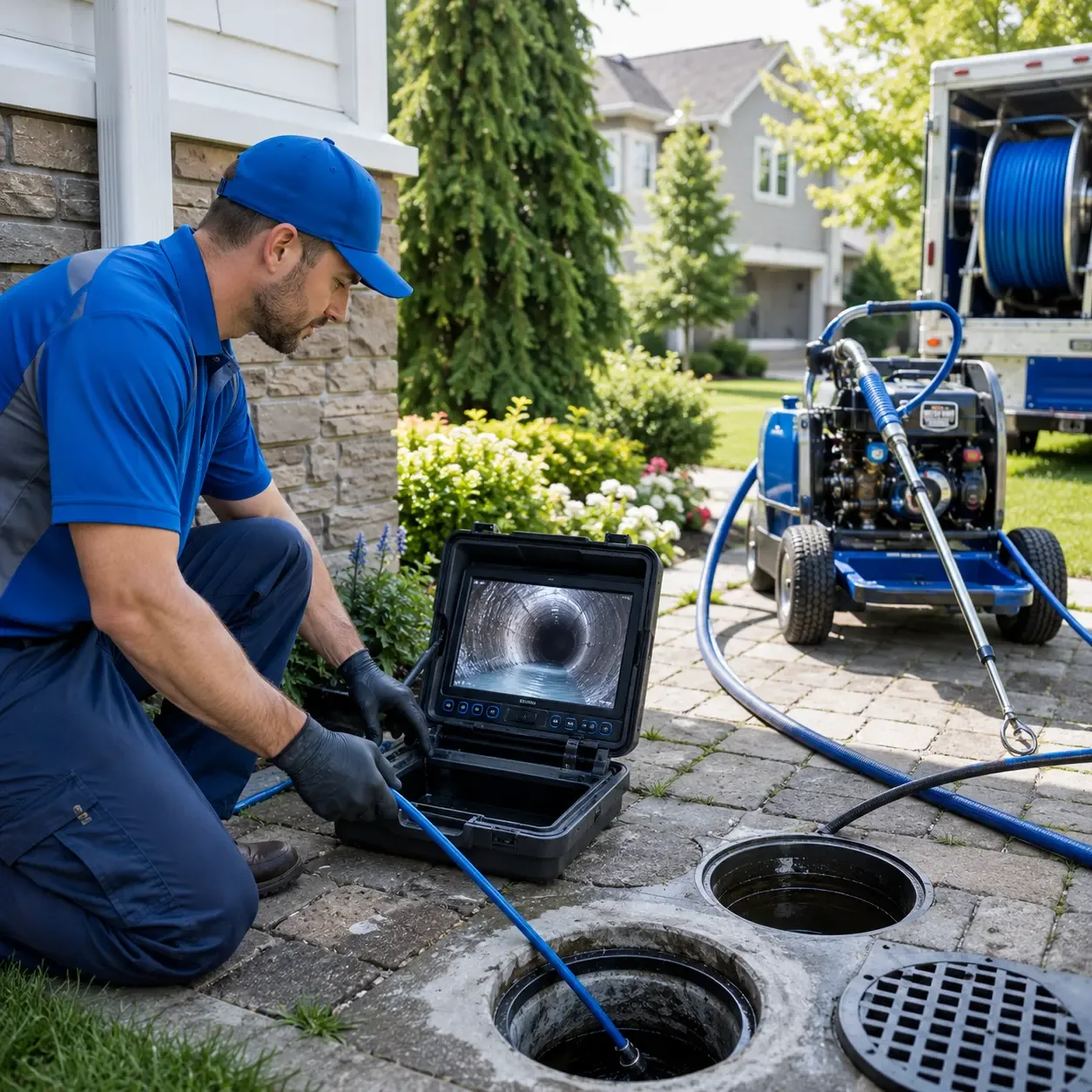 Outdoor drain cleaning professionals serving Goshen, VA